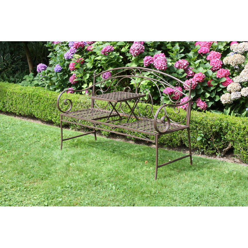 Sol 72 Outdoor Netherfield Wrought Iron Love Seat & Reviews | Wayfair.co.uk